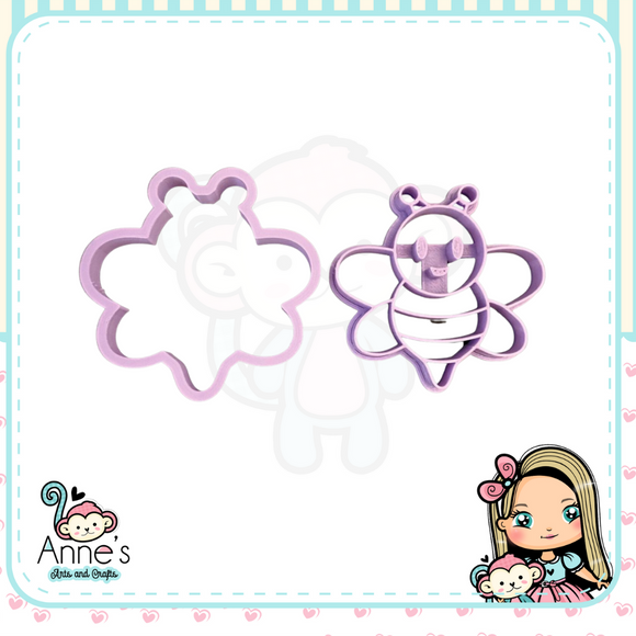 Embossed and Cutout Clay Cutter - Bee I