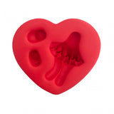 401 - Silicone Mold Babadinho da Aurinha - Ruffles Dress by Aurinha Biscuit