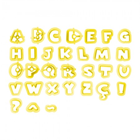 Kit Cutter Letter II - 38 pcs