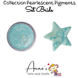 Set Bride -  Pearlescent Pigments Mineral Powders for Polymer Clay Art Jewelry and Mixed Media Color