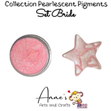 Set Bride -  Pearlescent Pigments Mineral Powders for Polymer Clay Art Jewelry and Mixed Media Color