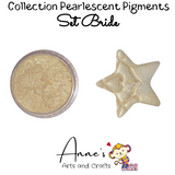 Set Bride -  Pearlescent Pigments Mineral Powders for Polymer Clay Art Jewelry and Mixed Media Color