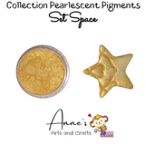 Set Space -  Pearlescent Pigments Mineral Powders for Polymer Clay Art Jewelry and Mixed Media Color