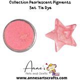 Set Tie Dye - Pearlescent Pigments Mineral Powders for Polymer Clay Art Jewelry and Mixed Media Color