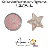 Set Bride -  Pearlescent Pigments Mineral Powders for Polymer Clay Art Jewelry and Mixed Media Color
