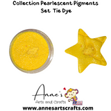 Set Tie Dye - Pearlescent Pigments Mineral Powders for Polymer Clay Art Jewelry and Mixed Media Color