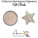 Set Bride -  Pearlescent Pigments Mineral Powders for Polymer Clay Art Jewelry and Mixed Media Color