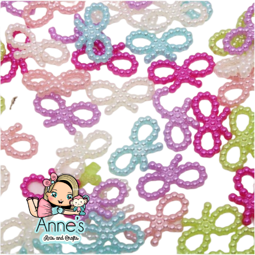 Acrylic Pearl Bow Embellishment