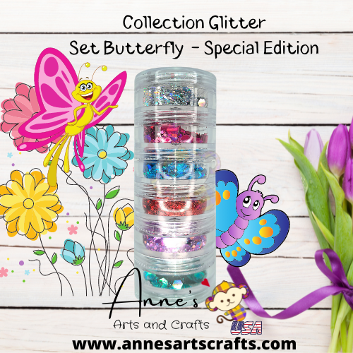 Glitter Set  Butterfly - Special Edition
