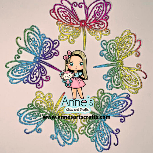 Set Holographic Butterflies - MOD1