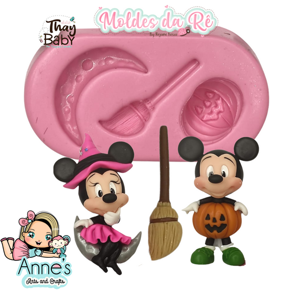 Silicone Mold  -  Halloween 2 by Thay  - Moldes da Rê Collection