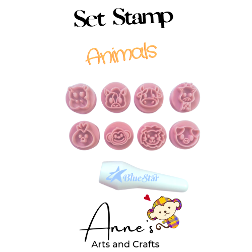 Set Animals - Stamp