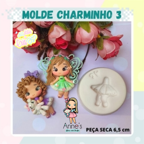 Silicone Mold  Charminho 3 - Charms 3