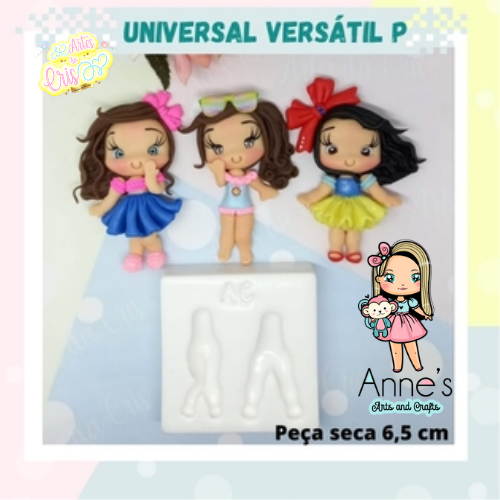 Silicone Mold Universal  Versátil - Universal  Artes da Cris Collection