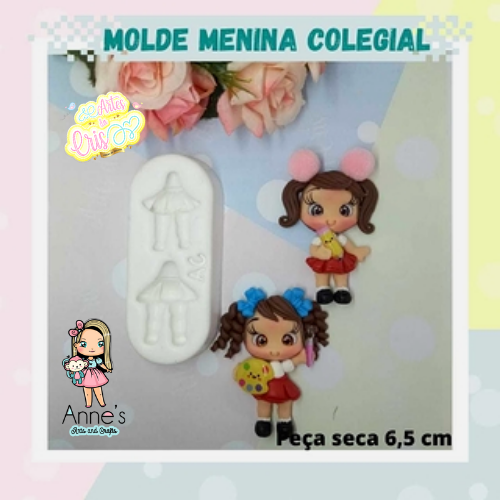 Cheerleader Doll Silicone Mold, Ideal for Resin, Epoxy Resin Molds, Polymer Clay Molds, Silicone Mold for Crafts, Sugarcraft, Soap Making, 3D Mold