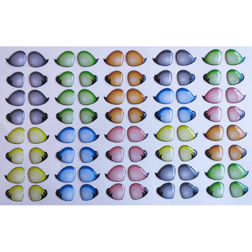 Eyelids 3D Stickers Resin - 442