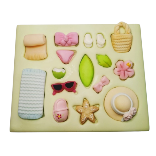 Silicone Mold Summer  -Verão  - Collection Vanessa de Col