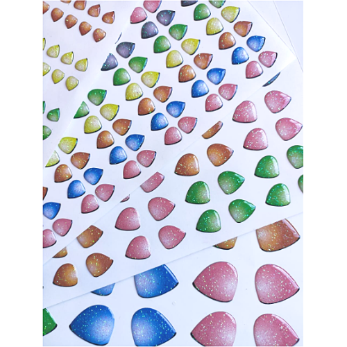 Eyelids 3D Stickers Resin - 442B ( Glitter)