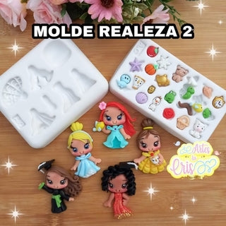 Silicone Mold Realeza 2 - Royalty 2 Collection Artes da Cris