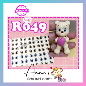 Eyes 3D Stickers Resin  - Ojos, Olhos Resinados -R049 PP - Stylier