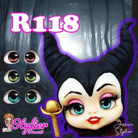 Eyes 3D Stickers Resin  - Ojos, Olhos Resinados -R118 - Stylier