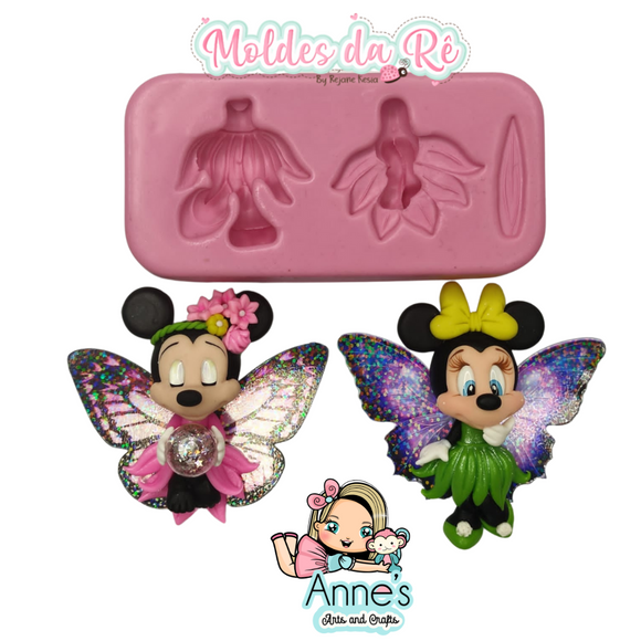 Silicone Mold  -  Fashion Fairy  - Moldes da Rê Collection