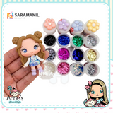 Glitter Flakes  -  Collection Saramanil Corantes