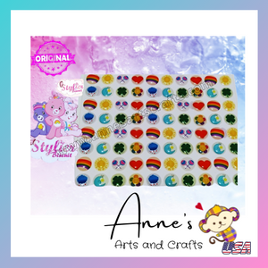 Care Bear - Belly Symbols - 3D Stickers Resin  -  Stylier