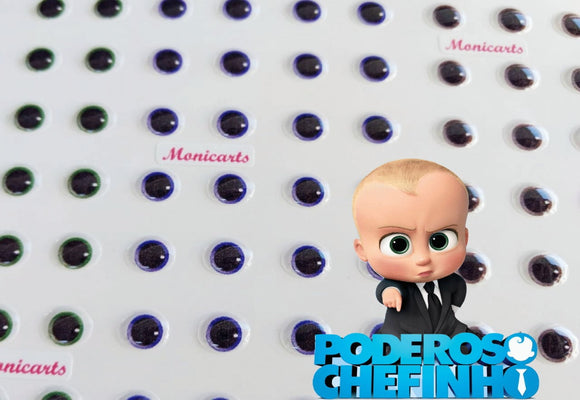 Eyes 3D Stickers - Ojos, Olhos Resinados -430AP