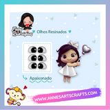 Eyes 3D Stickers Resin  - Ojos, Olhos Resinados - Apaixonado