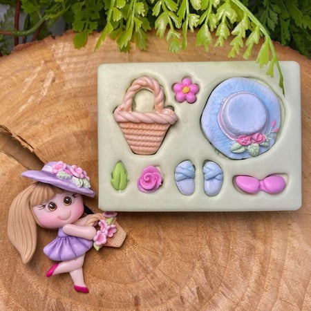 #A021 - Country Girl Accessories Silicone Mold