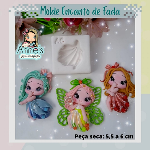 Silicone Mold Encanto de Fada - Fairy Charm  - Artes da Cris Collection