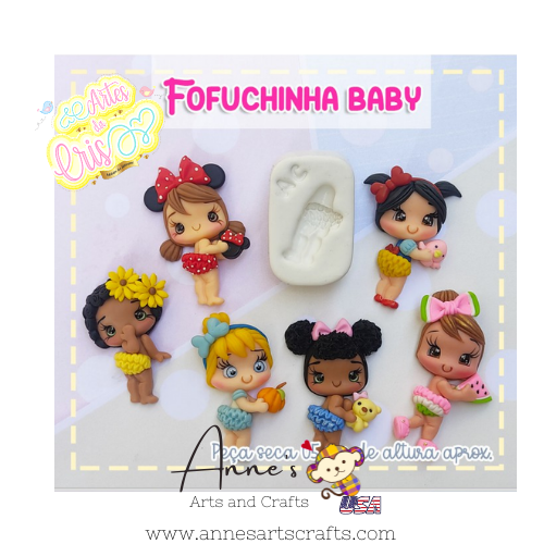 Silicone Mold  Fofuchinha Baby  -  Cute Baby