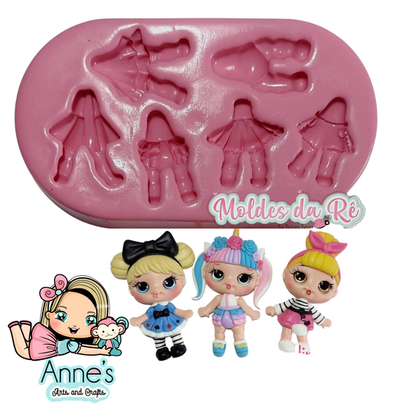 Silicone Mold - Surprise Doll 2 - Moldes da Rê Collection