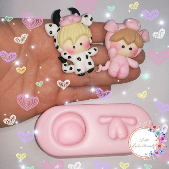 Silicone Mold Nenem de Pijama