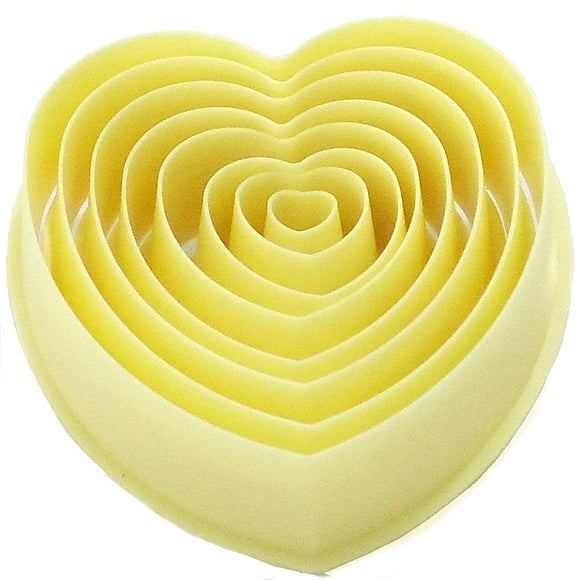 Kit Cutter Heart 8 pcs