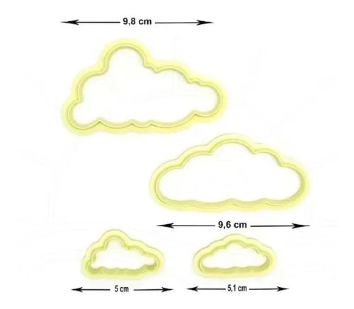 Kit Cutter Cloud 4pcs